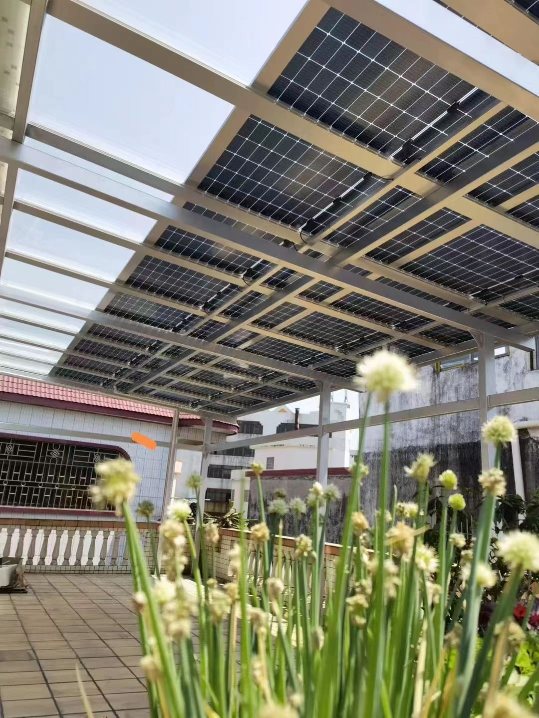 沈丘别墅家用屋顶太阳能发电系统安装